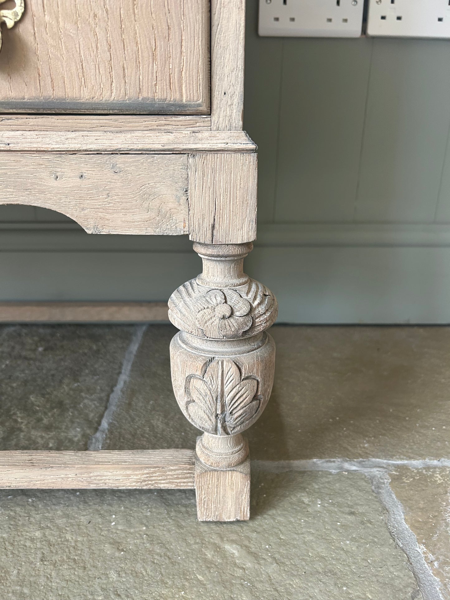 Vintage Vanity Sink with Marble Top