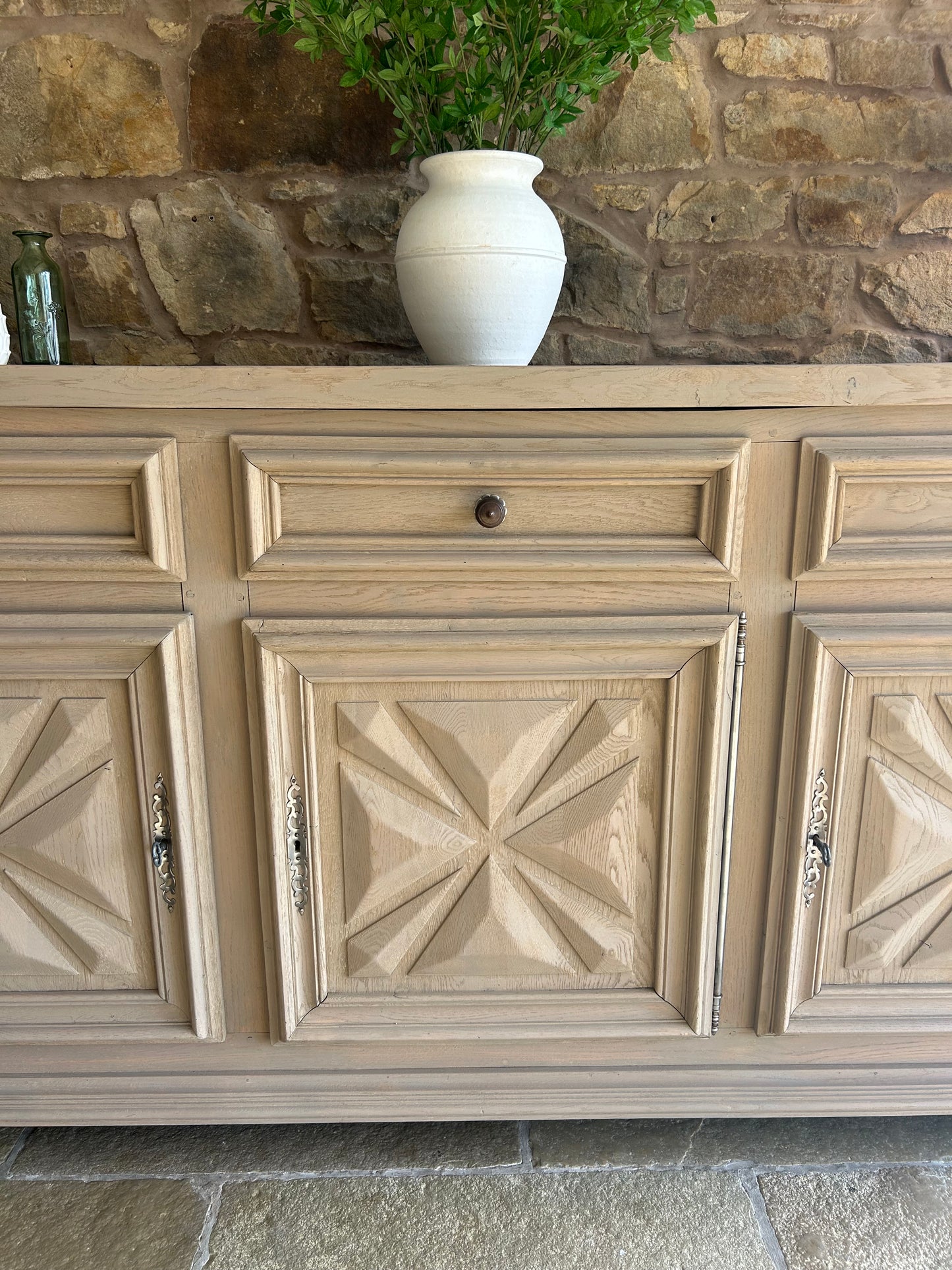 Extra Large (211cm Wide) Solid Oak Sideboard