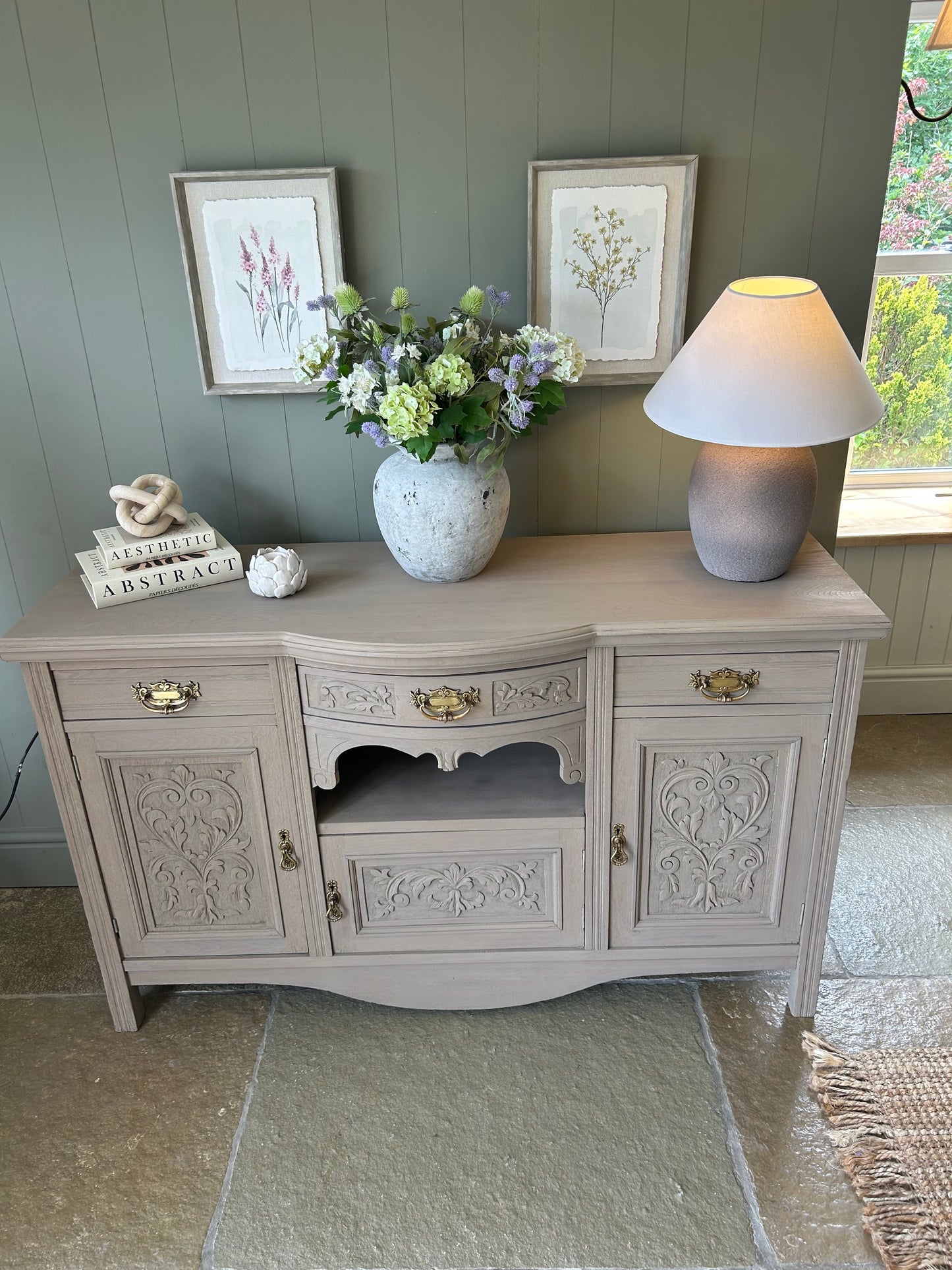 Antique Walnut Sideboard