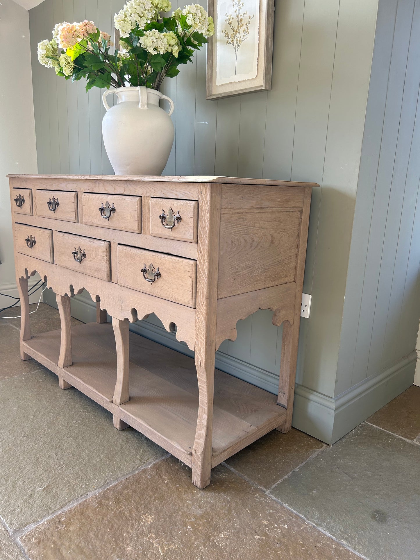 Rustic Weathered Oak Sideboard/Console Table