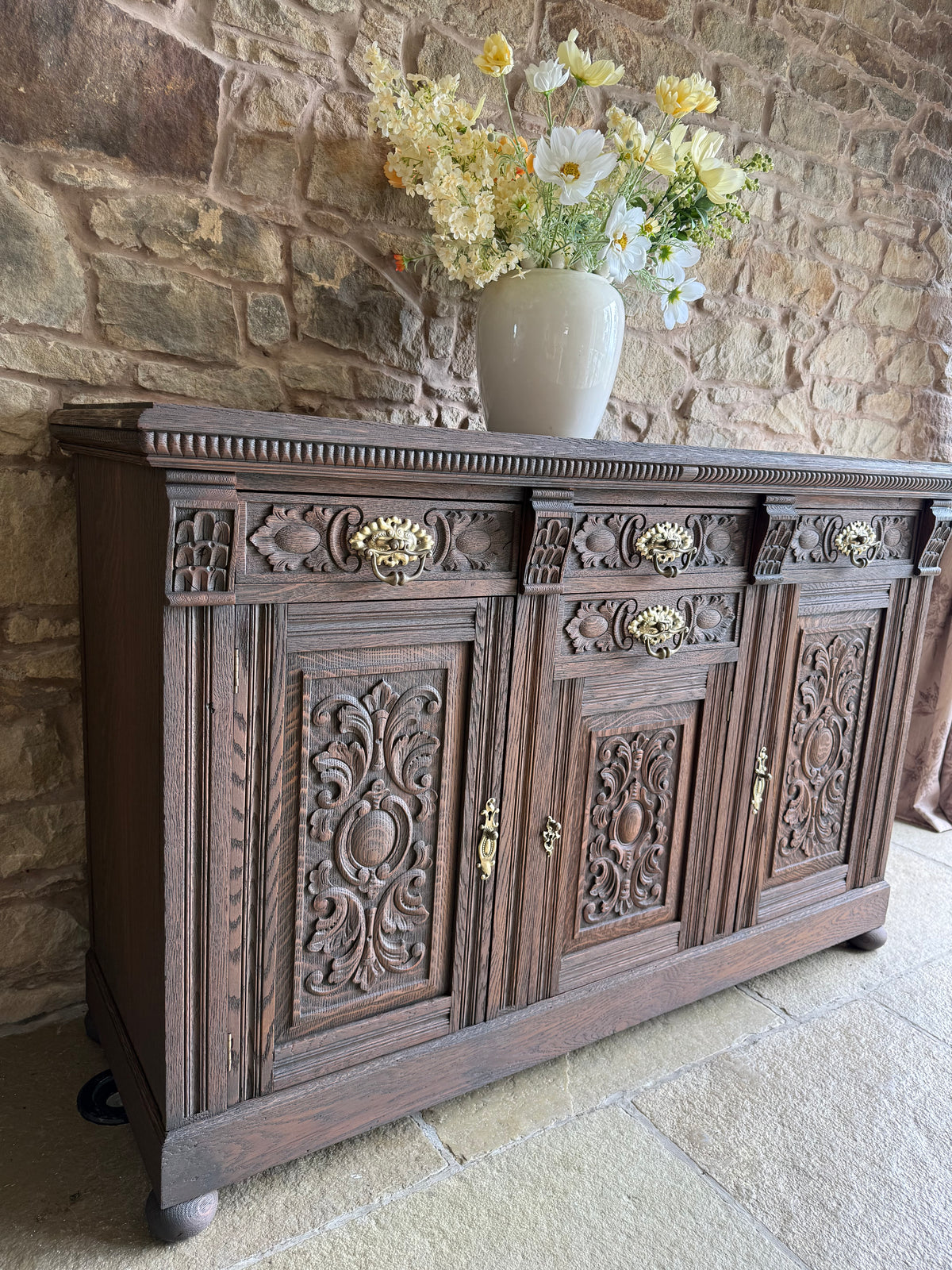 Large Classic Oak Sideboard