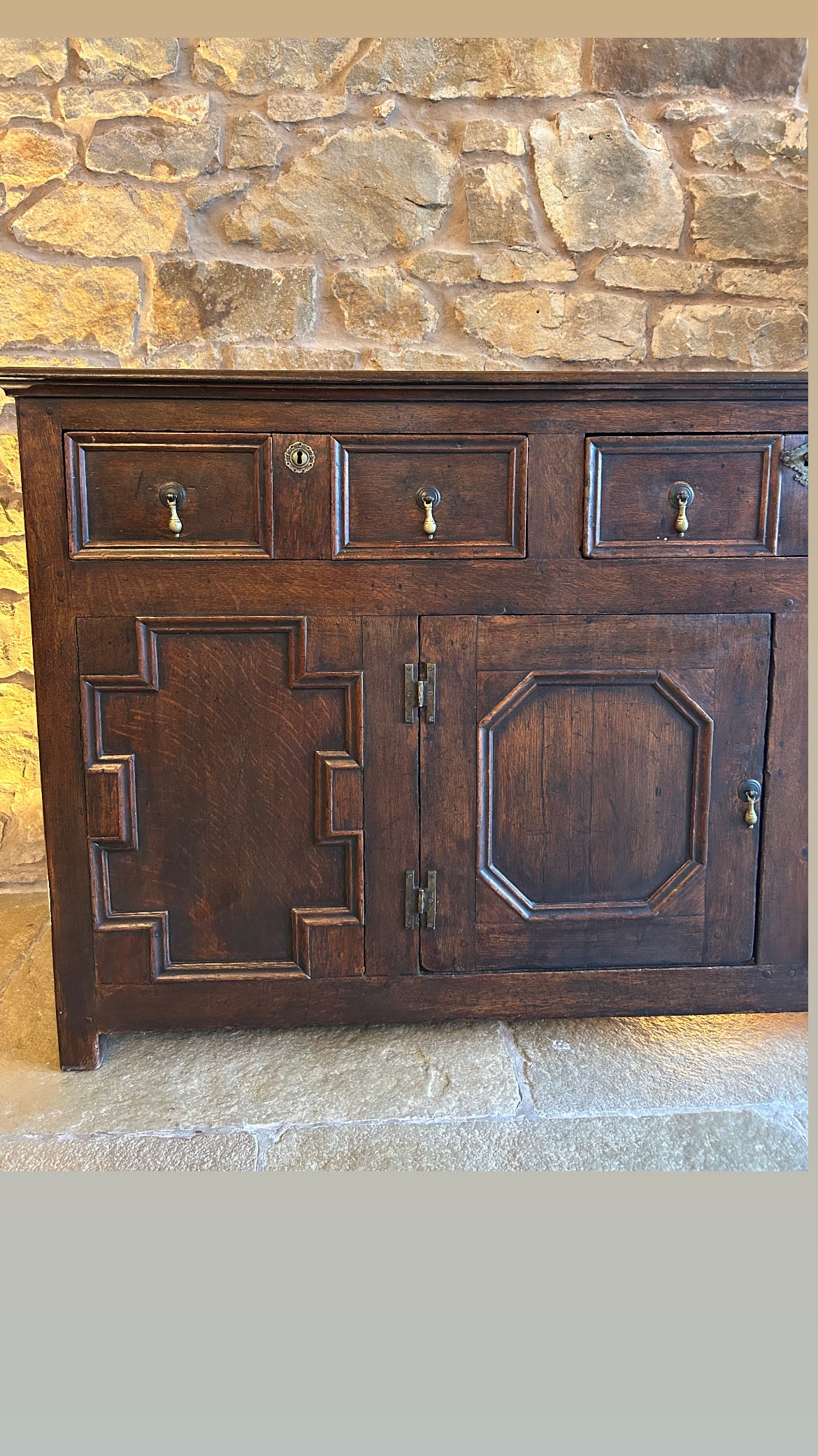 Antique 1700’s Georgian Sideboard.