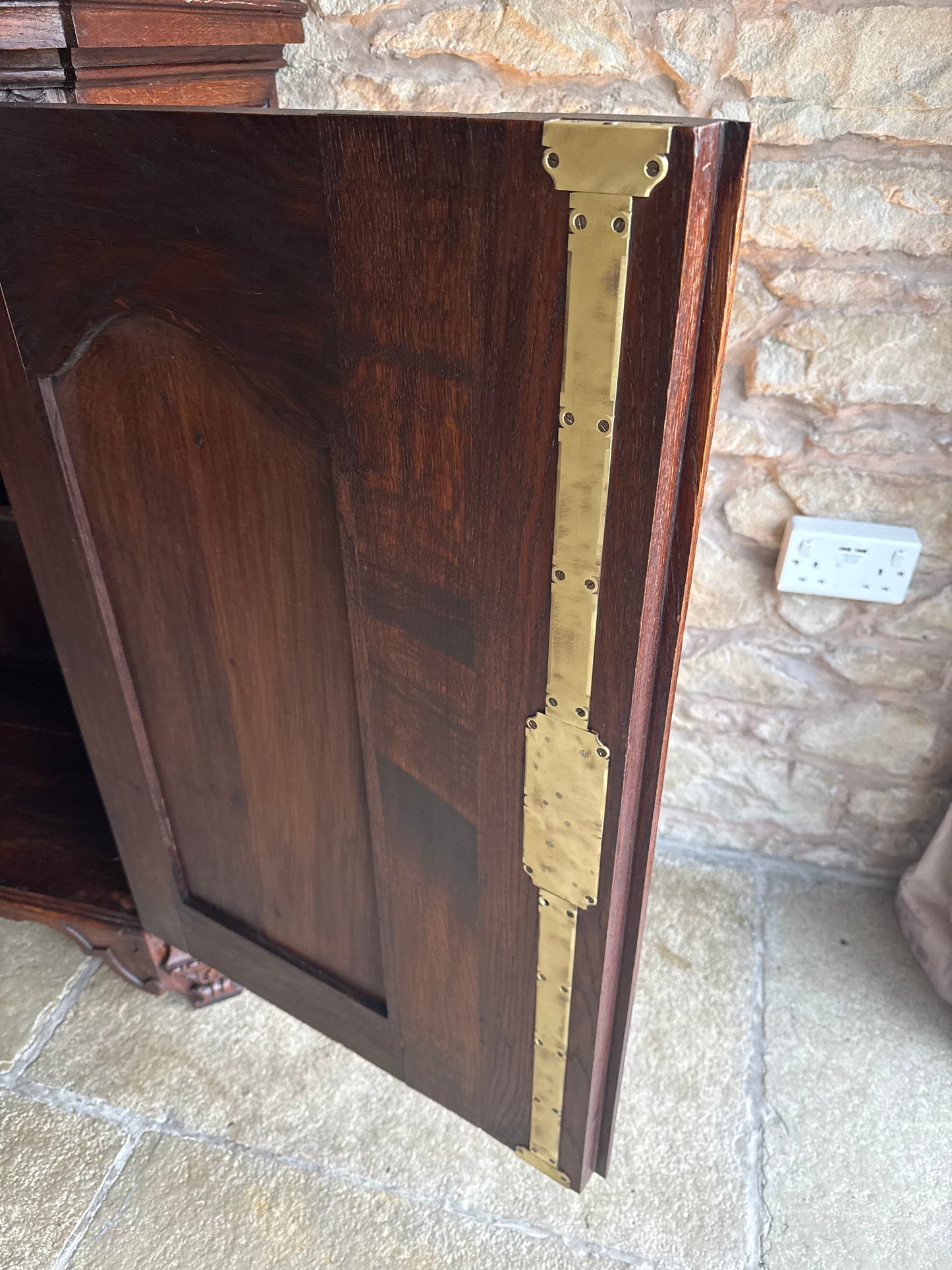 Antique Oak Sideboard with Beautiful Carvings