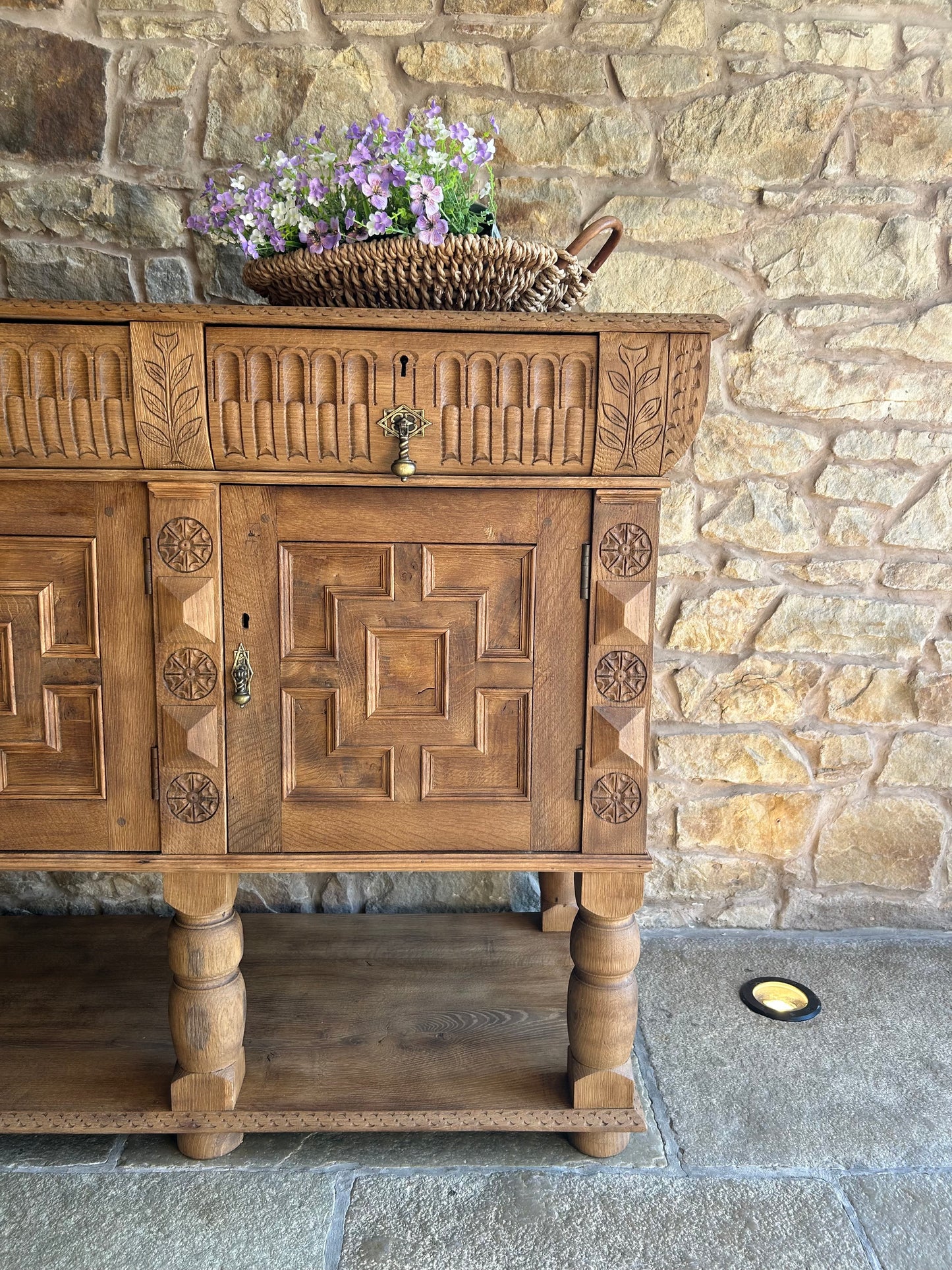 Extra Large Solid Walnut Console / Sideboard