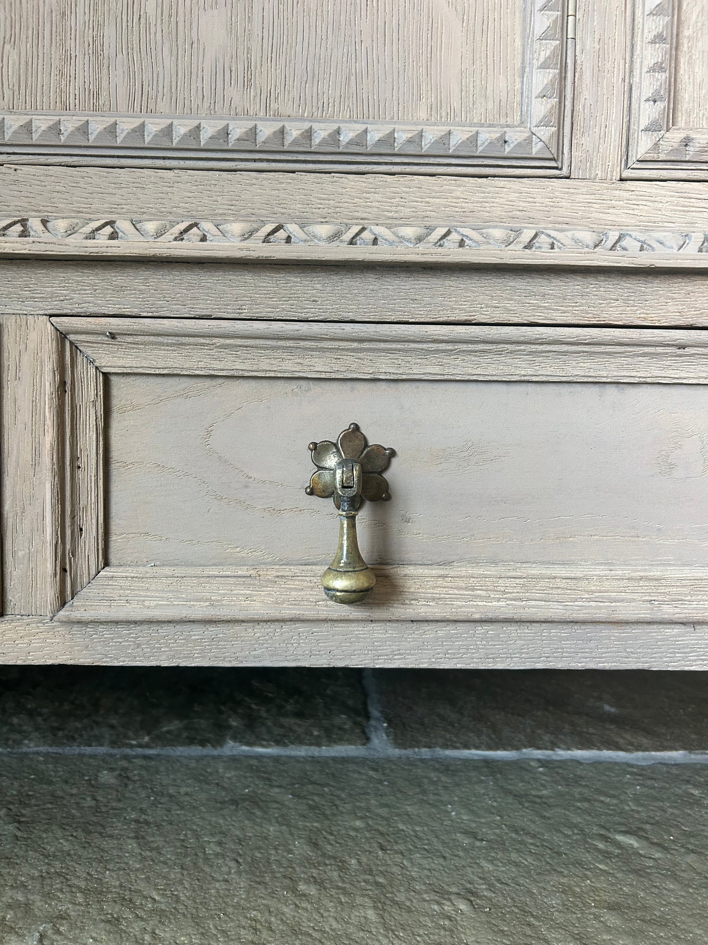 Vintage Solid Oak Sideboard