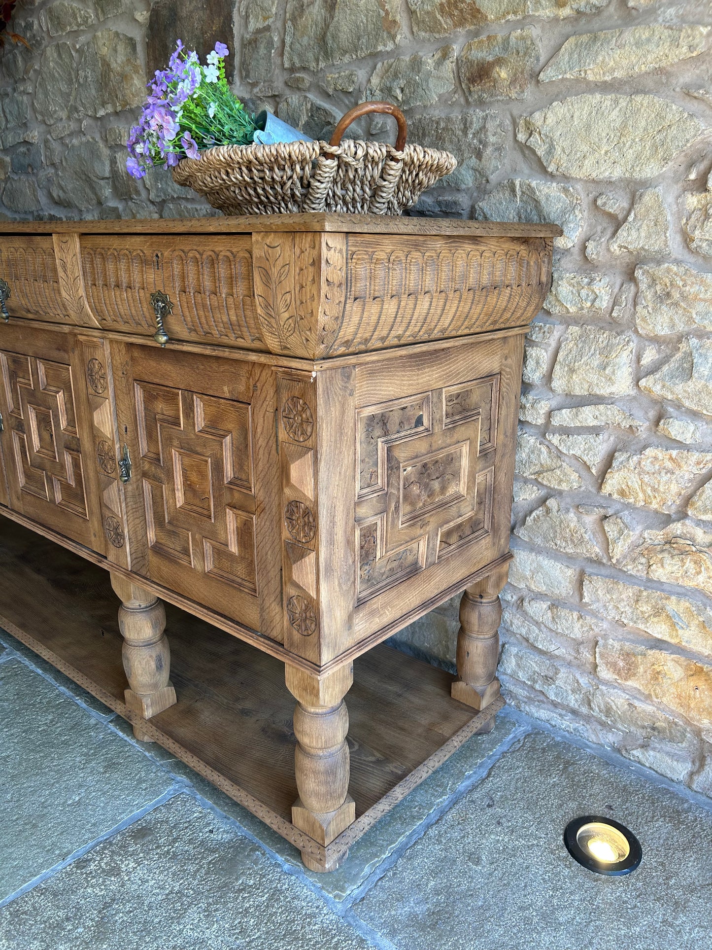 Extra Large Solid Walnut Console / Sideboard