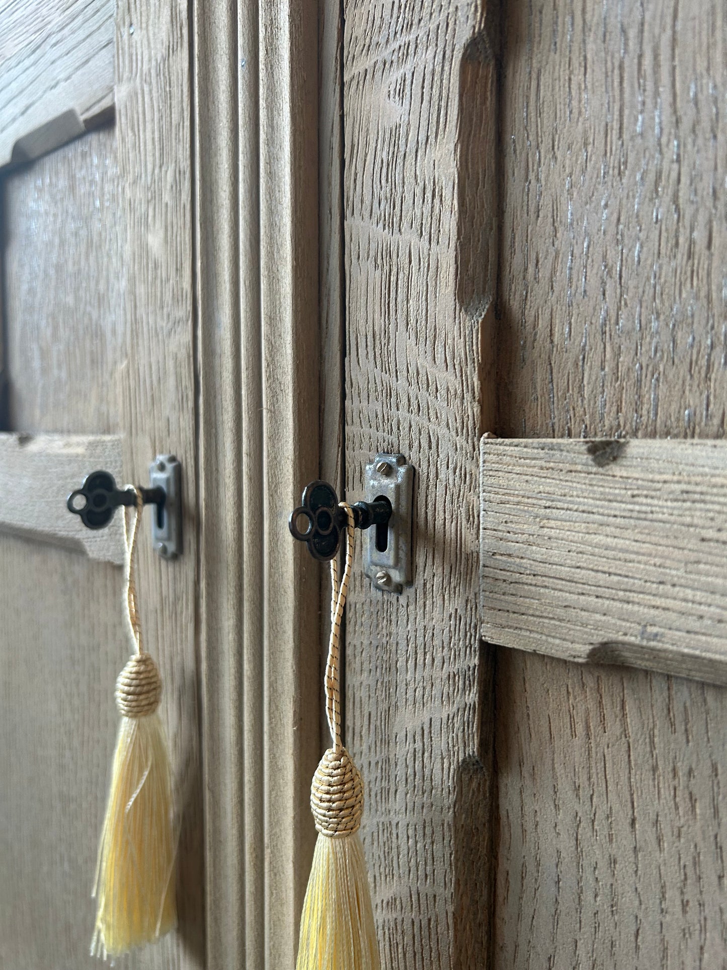 Vintage Weathered Oak Sideboard