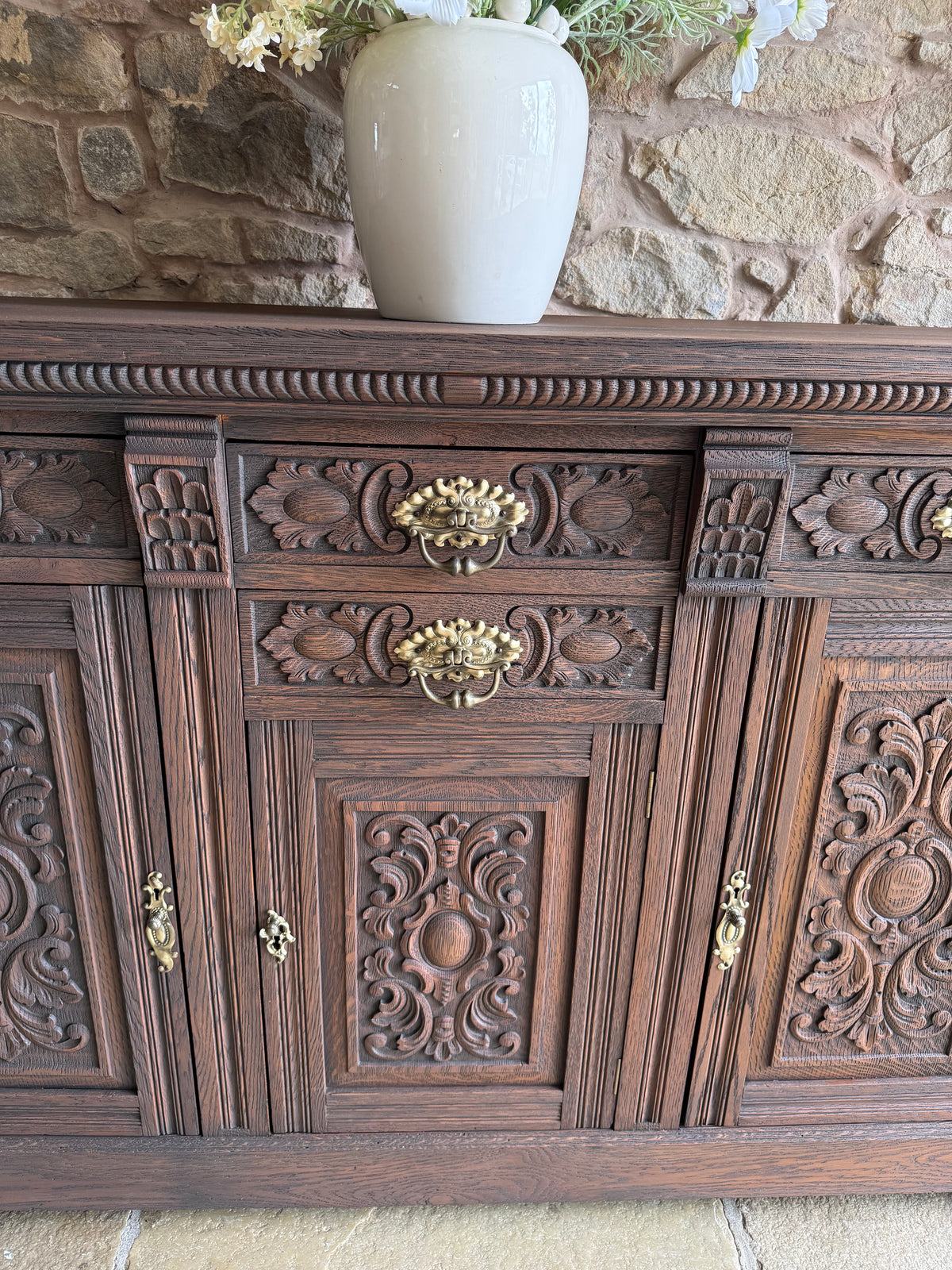 Large Classic Oak Sideboard