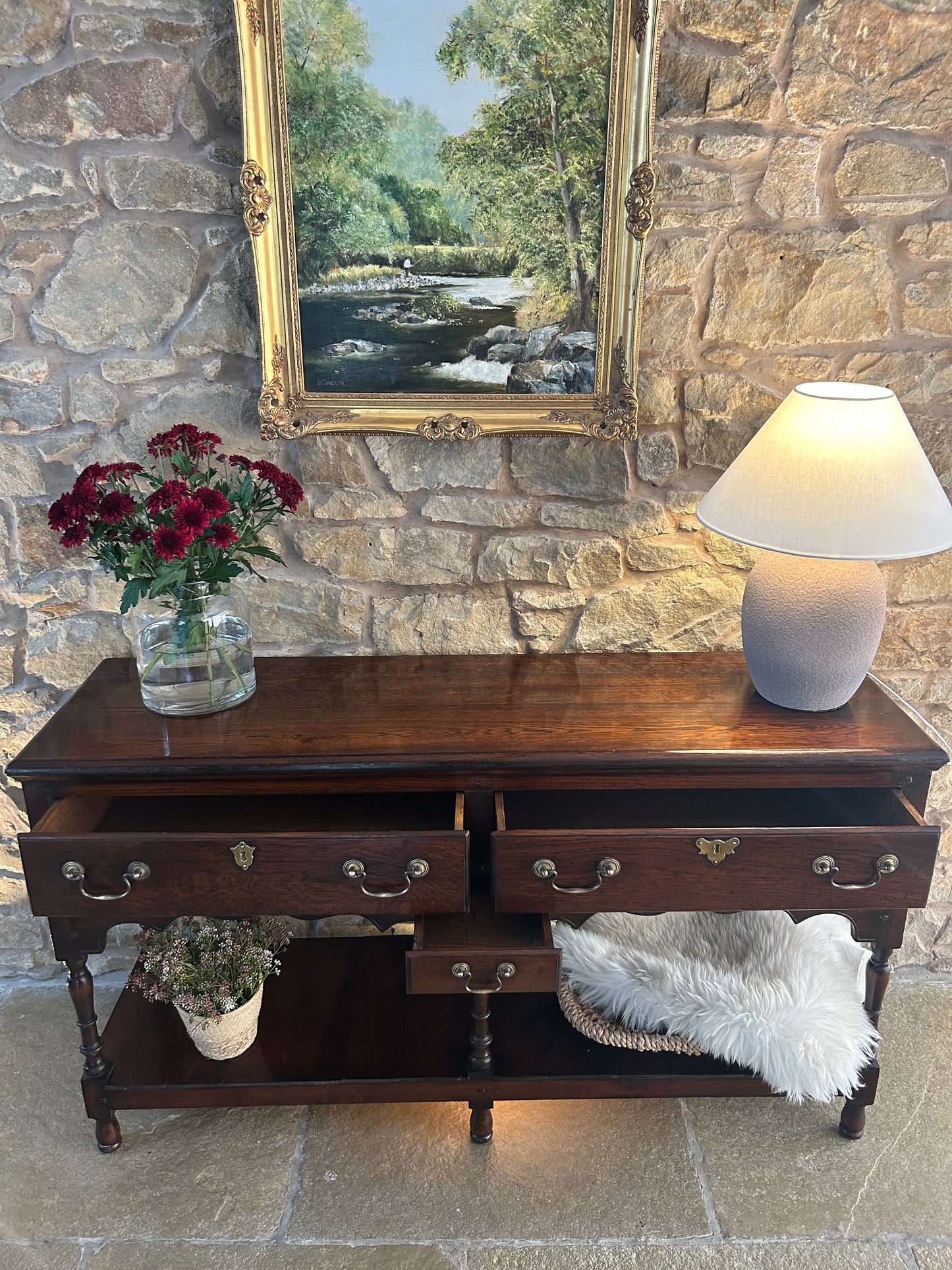 Medium Sized Antique Console table.