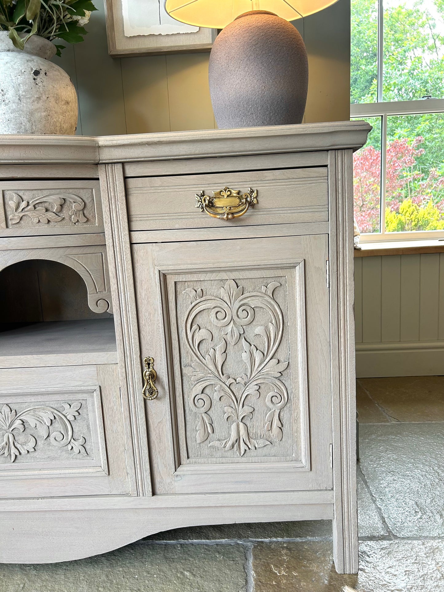 Antique Walnut Sideboard