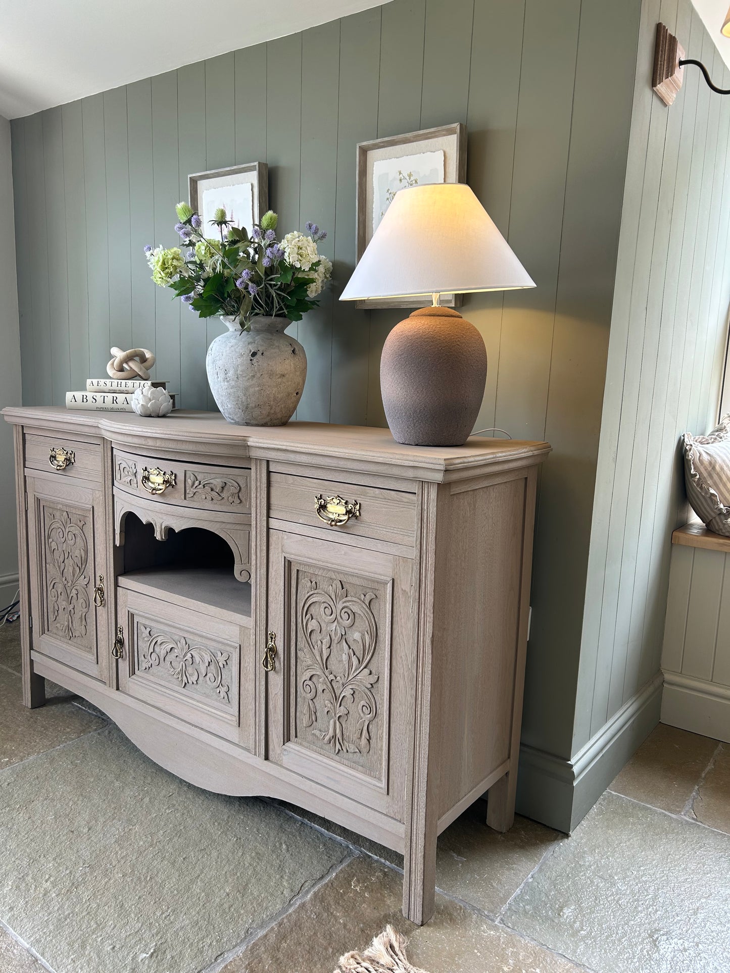 Antique Walnut Sideboard