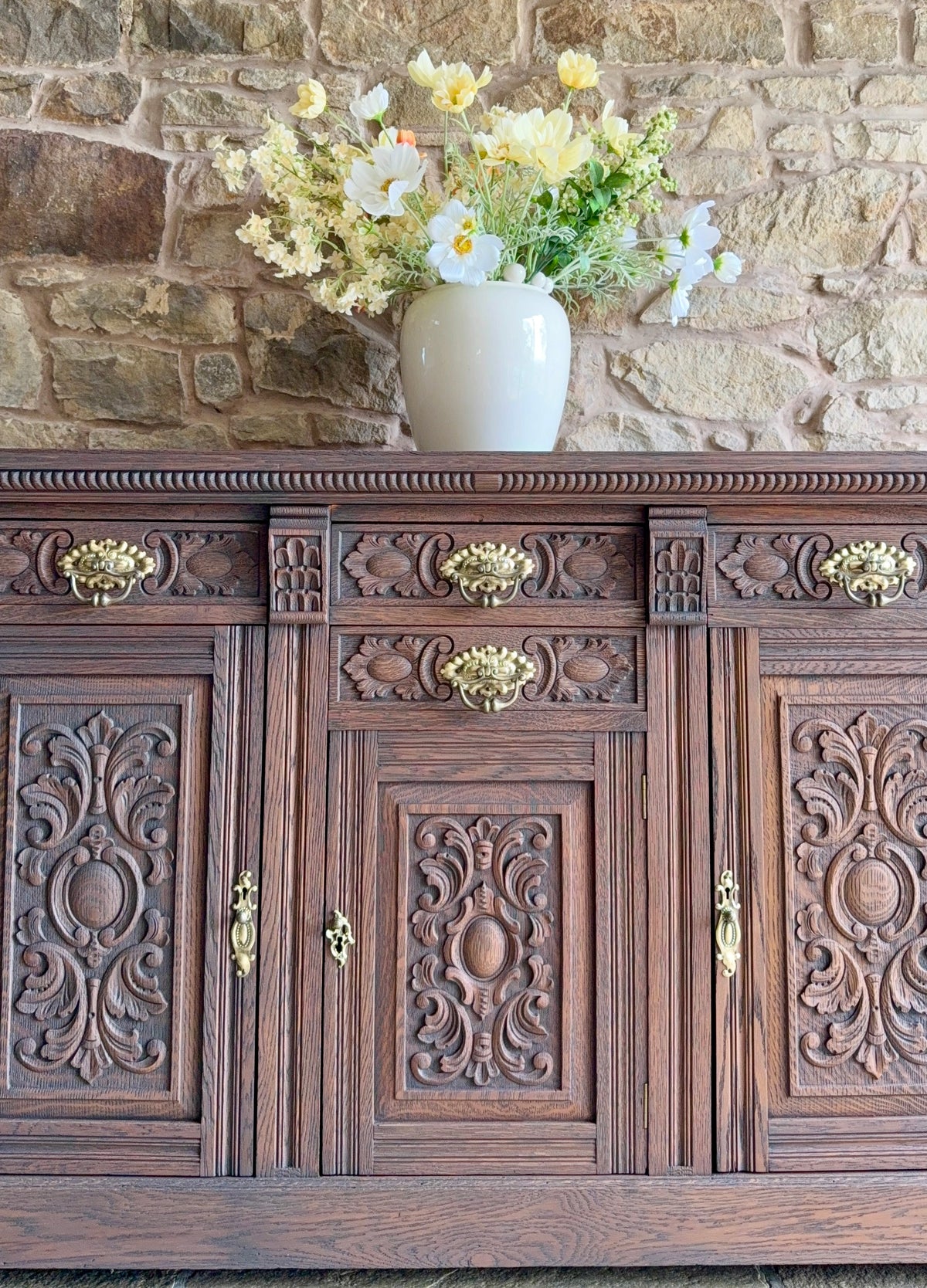 Large Classic Oak Sideboard